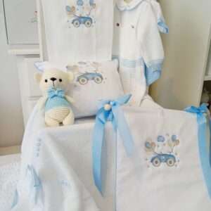 Ajuar de nacimiento Cars blue